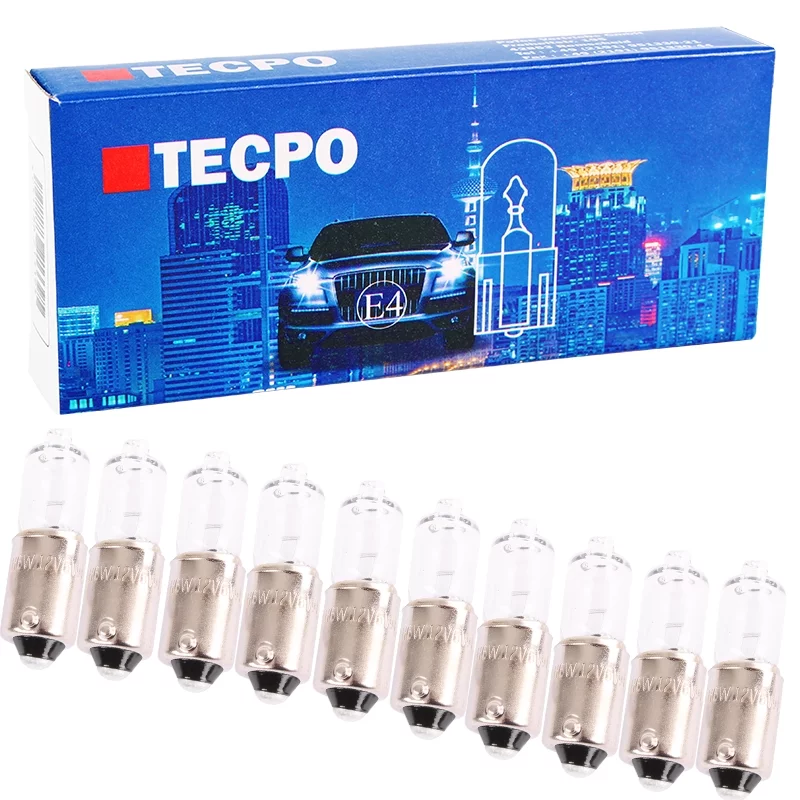 TECPO Glühbirne 12V-6W, H6W, 10er, 1PK