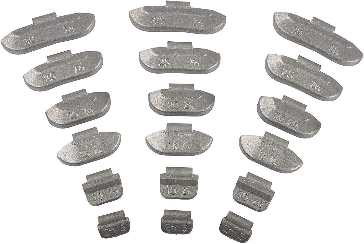 LUBEX Stahlfelgengewicht (ZINK) 10g (100 Stück)