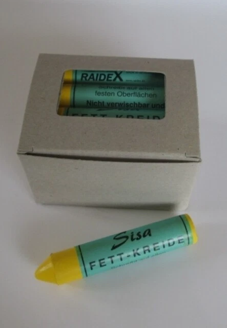 FETT-KREIDE  GELB ( 12 Stk)