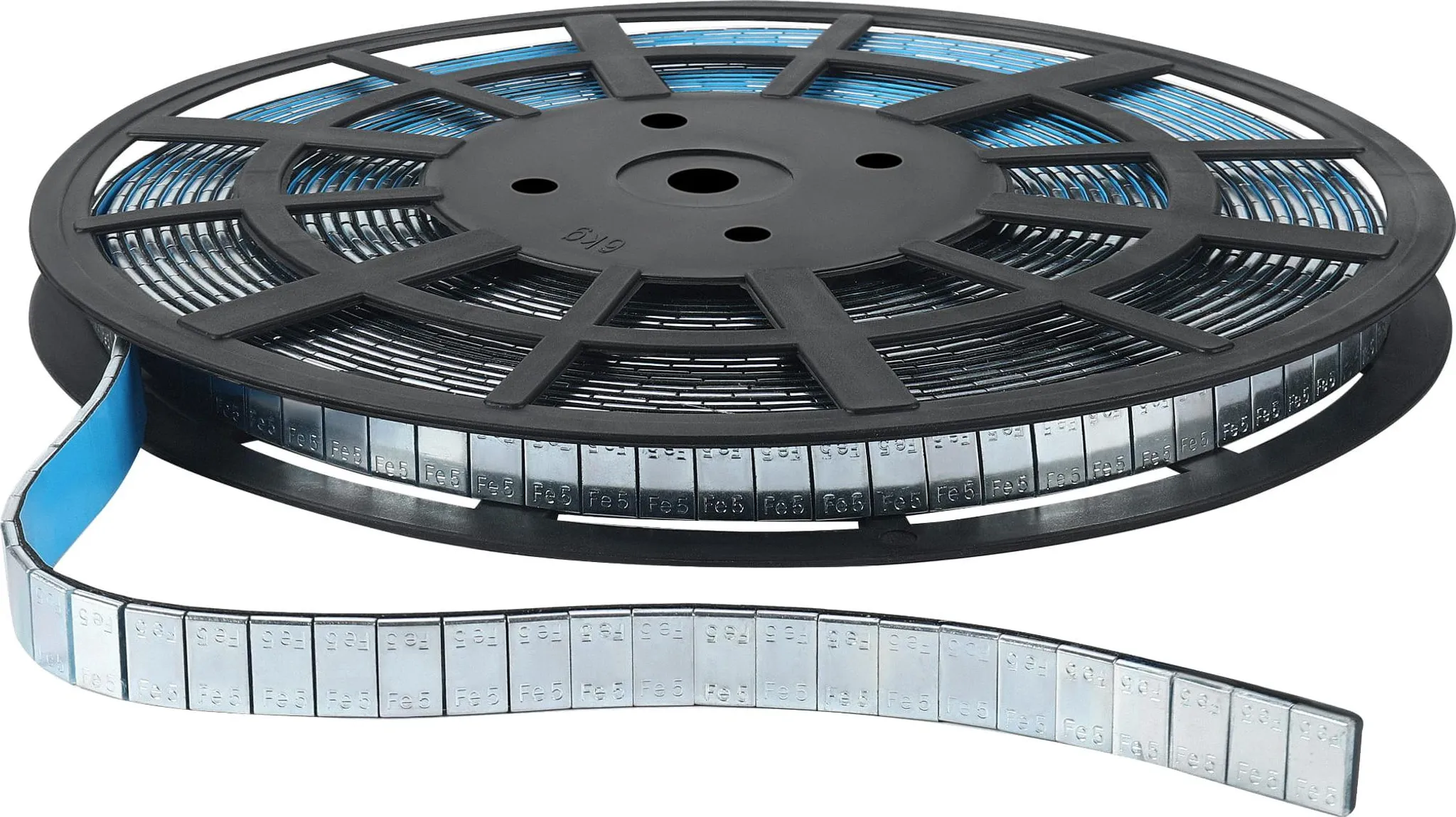 LUBEX Aluklebegewichtrolle Verzinkt Silber  6 Kg