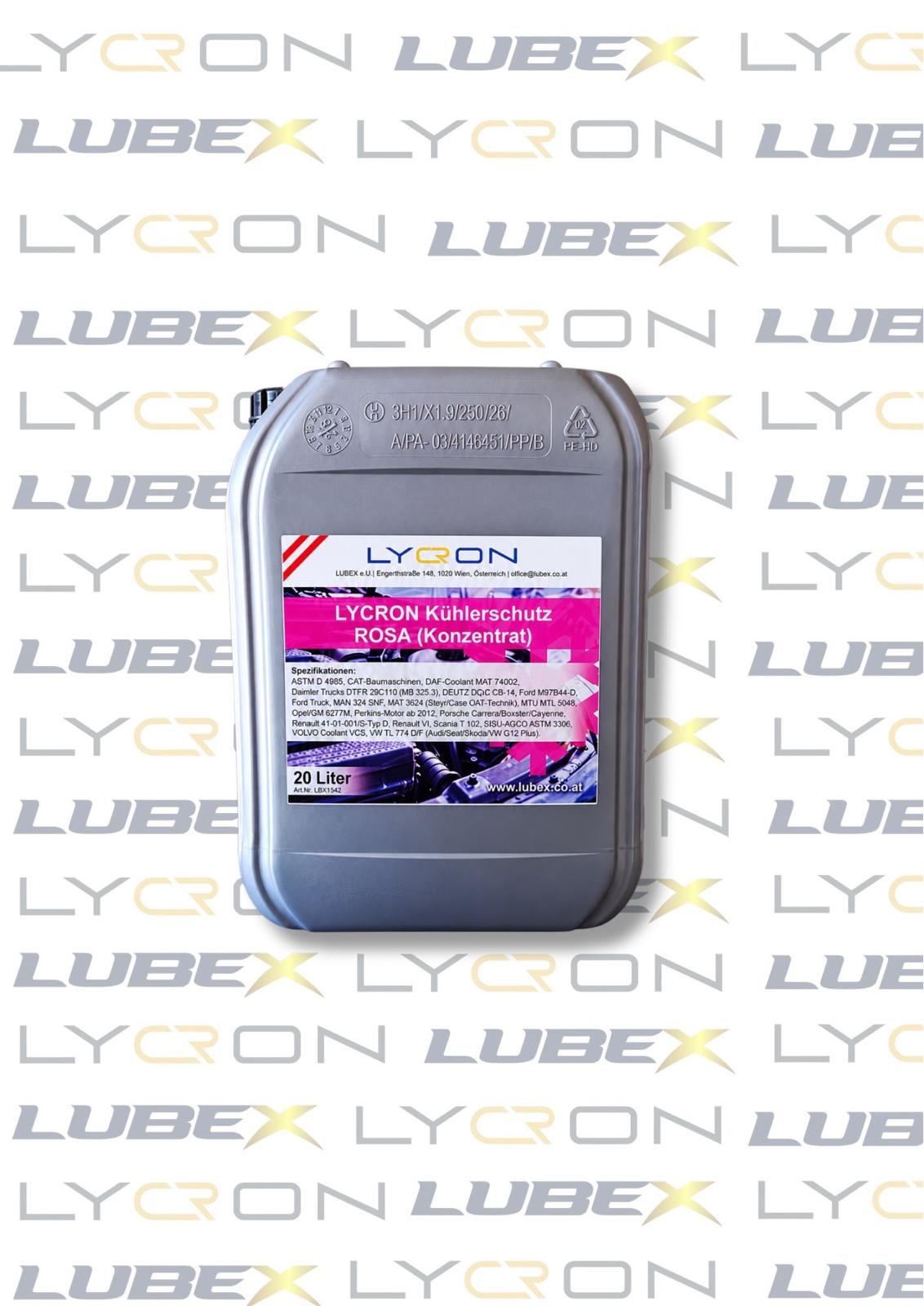 LYCRON Kühlerschutz ROSA (GC 12+) Konzentrat 20 Liter