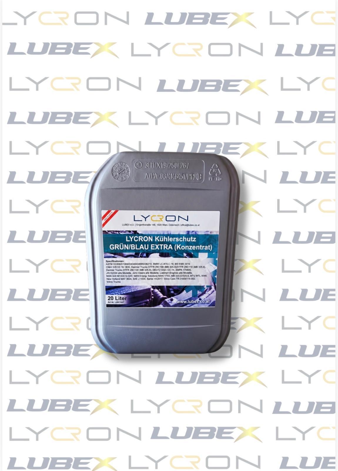 LYCRON Kühlerschutz GRÜN/BLAU EXTRA (GC48) Konzentrat 20 Liter