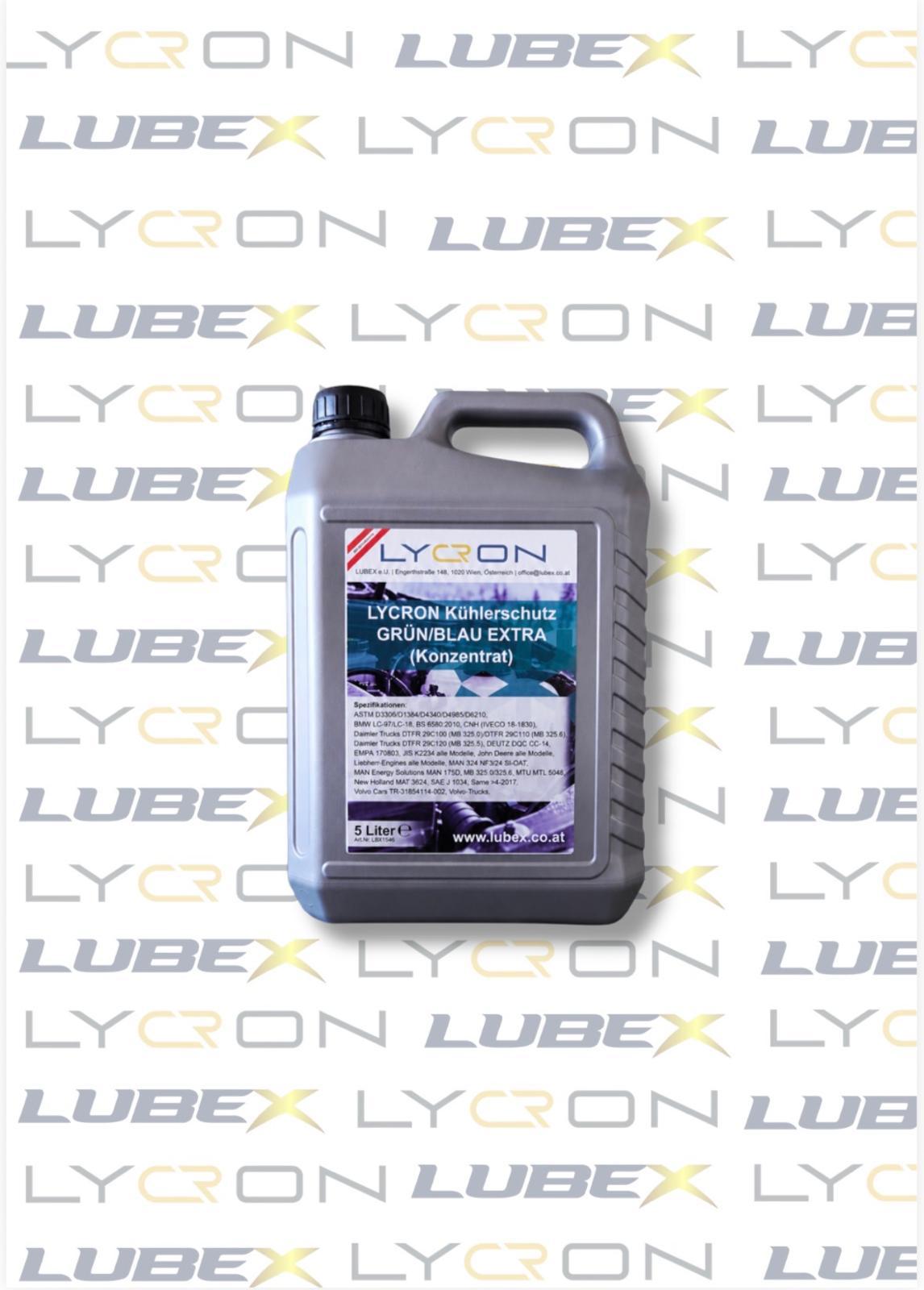 LYCRON Kühlerschutz GRÜN/BLAU EXTRA (GC48) Konzentrat 5 Liter